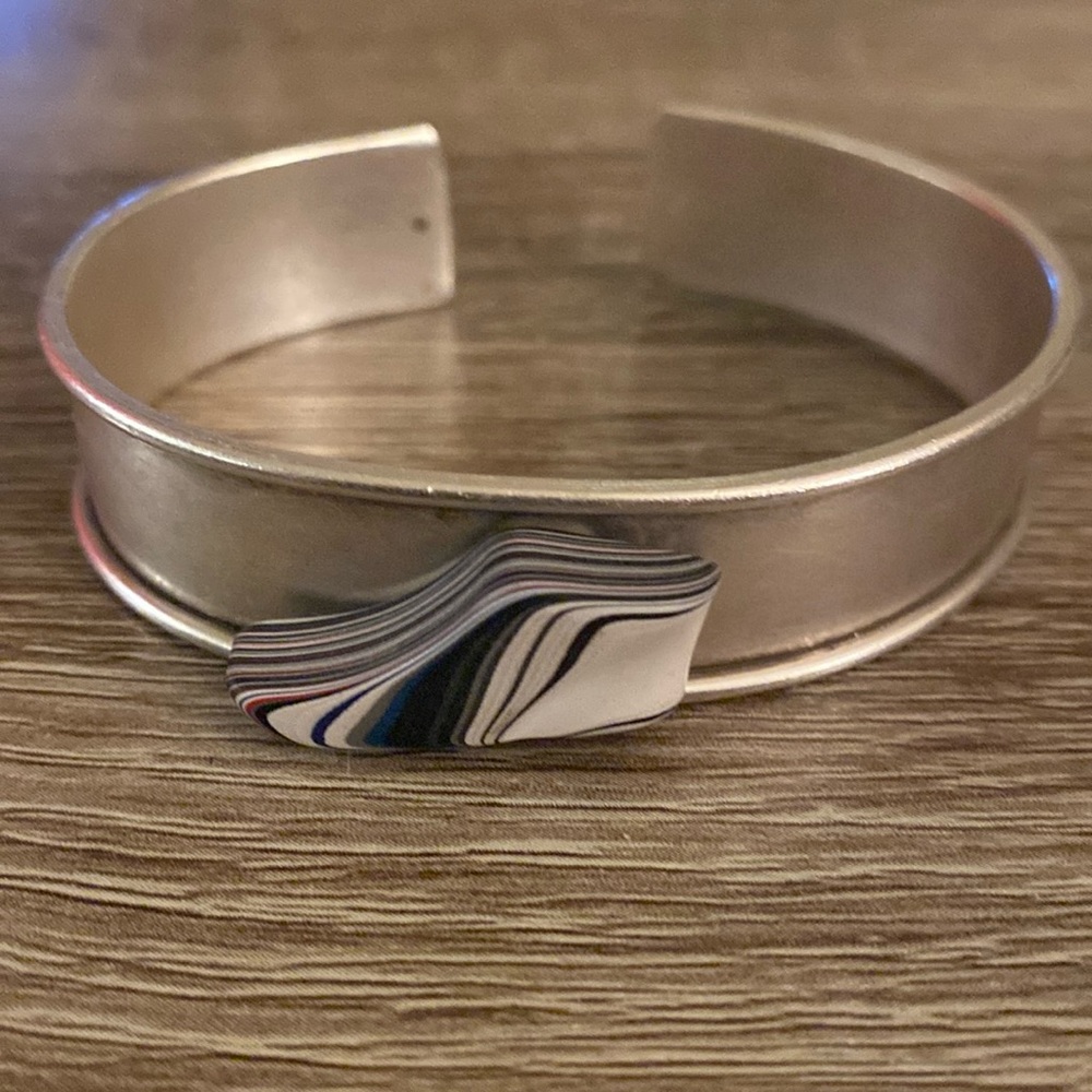 Fordite bracelet